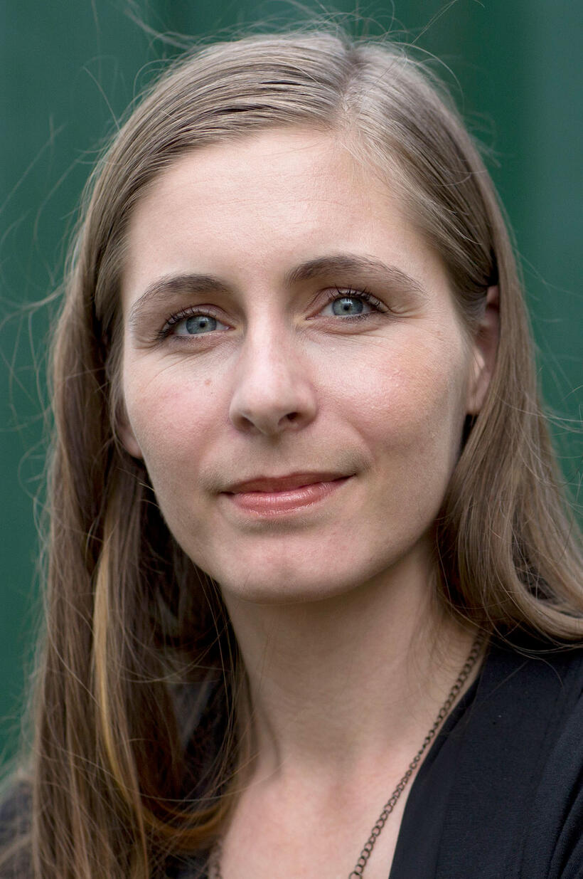 Eleanor Catton at The Times Cheltenham Literature Festival in Cheltenham, England.