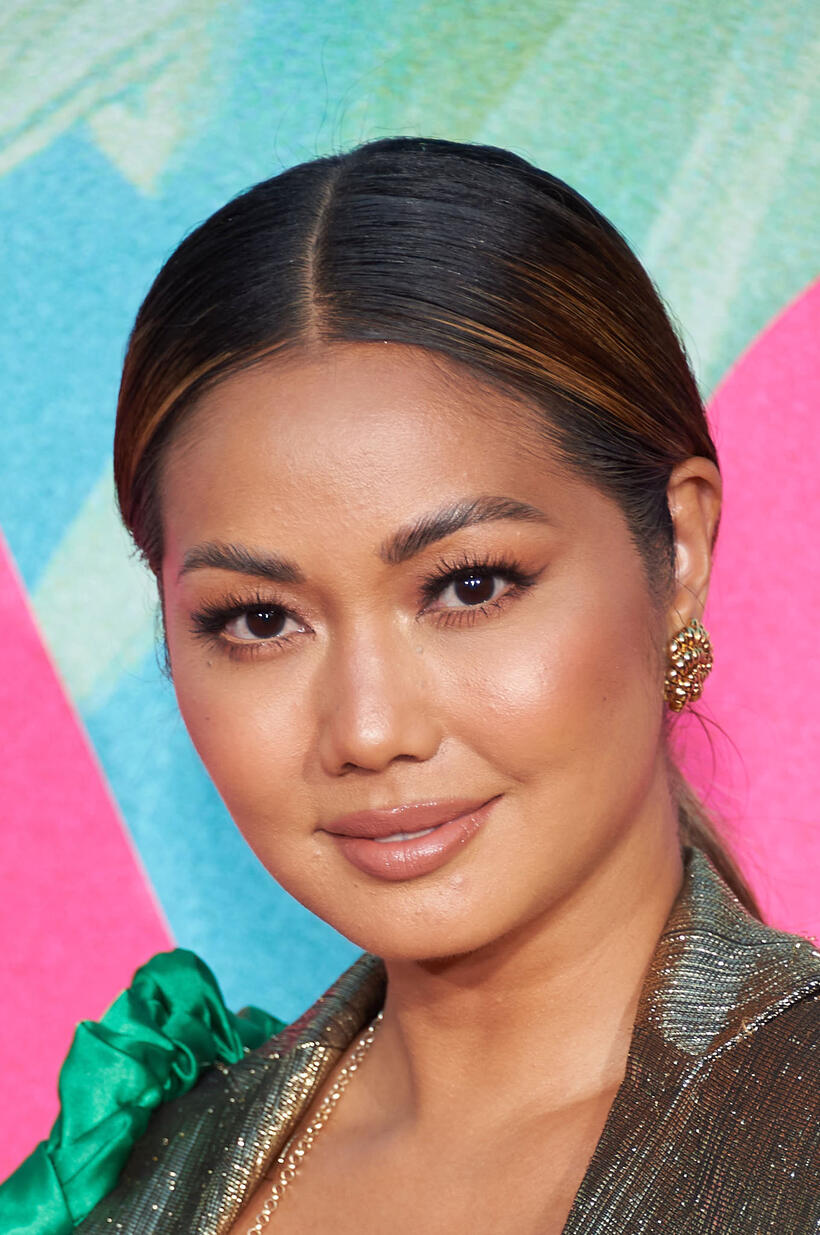 Mica Javier at the premiere of "Easter Sunday" in Hollywood.