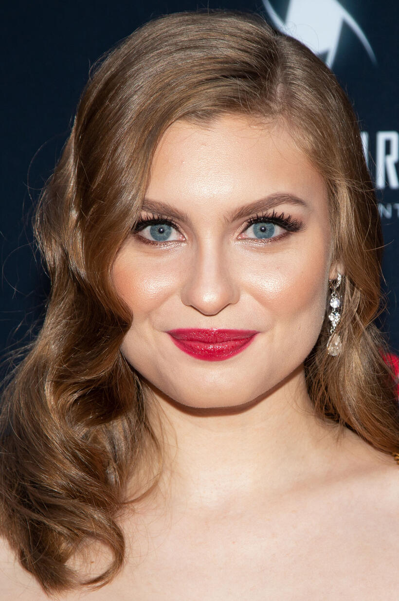 Hayley Griffith at the premiere of "Satanic Panic" in Hollywood.