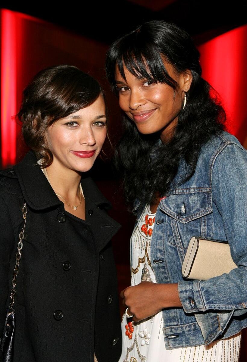 Rashida Jones and Joy Bryant at the Inaugural Avant-Garde Gala hosted by W Magazine and LACMA.