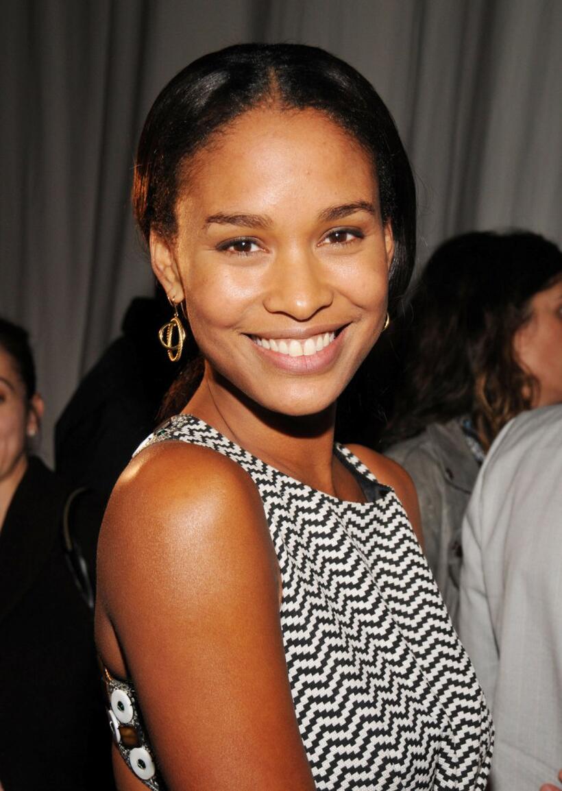 Joy Bryant at the Matthew Williamson Fall 2008 fashion show during the Mercedes-Benz Fashion Week Fall 2008.
