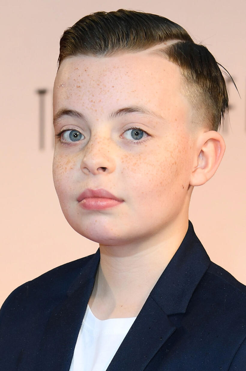 Lewin Lloyd at the "The Aeronauts" UK premiere during the 63rd BFI London Film Festival.
