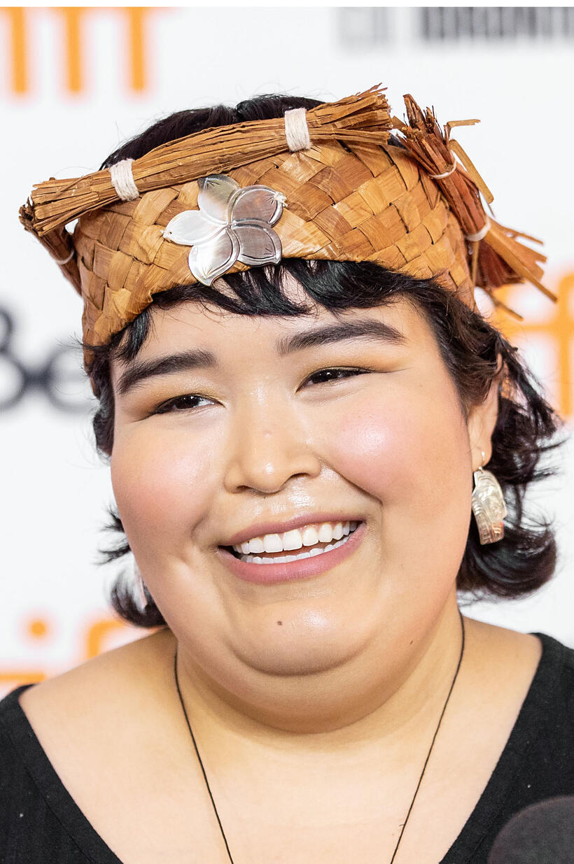 Violet Nelson at the "Night Raiders" premiere during the 2021 Toronto International Film Festival.