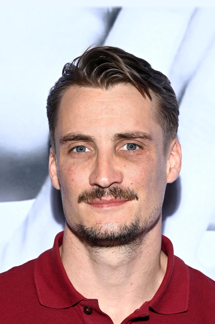 Pierre Lottin at the "Playlist" premiere in Paris.