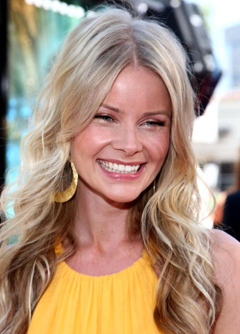 Anita Briem at the premiere of "Journey to the Center of the Earth."