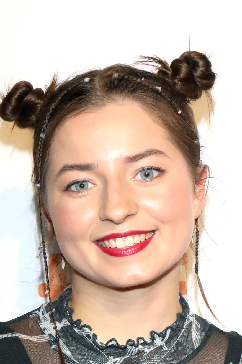 Hazel Doupe at the "You Are Not My Mother" photocall during the 2021 Toronto International Film Festival.