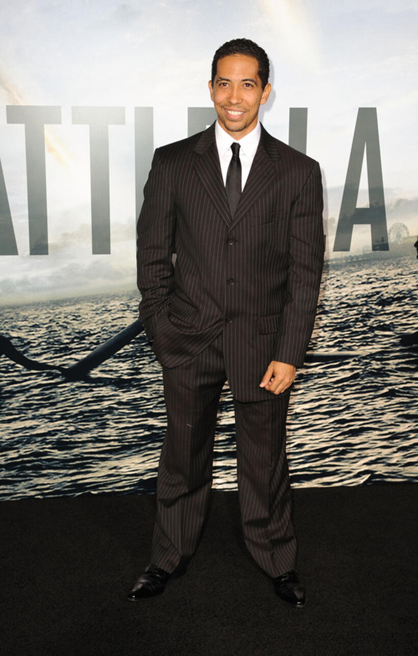 Neil Brown, Jr. at the California premiere of "Battle: Los Angeles."