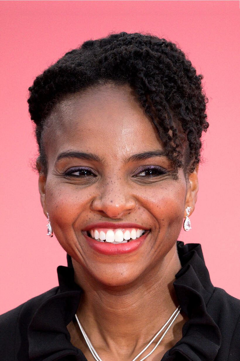 Sharonne Lanier at the "Un Fils Du Sud" red carpet during the 47th Deauville American Film Festival.