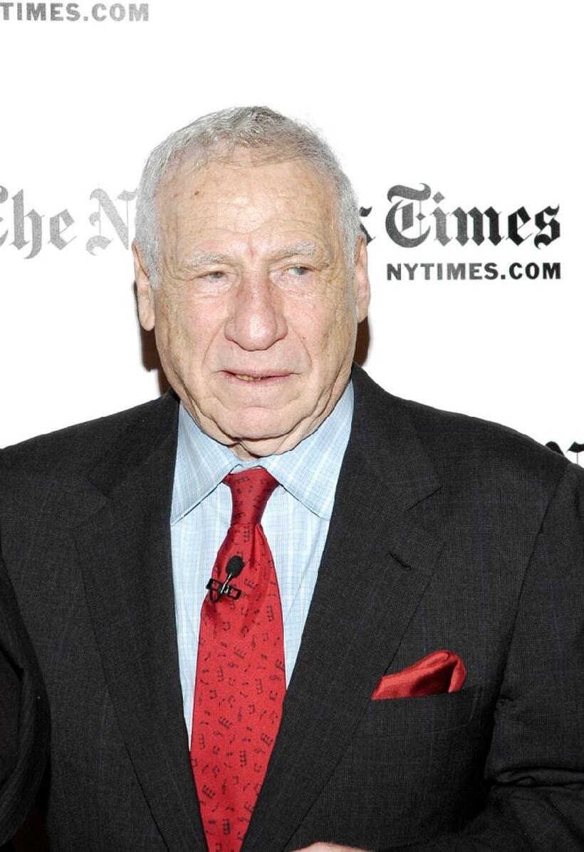 Mel Brooks at the Times Center for the New York Times Arts & Leisure Week.