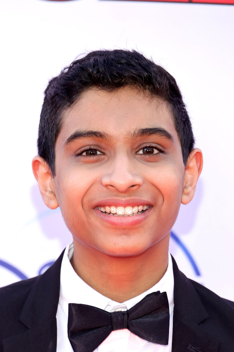 Aryan Simhadri at the premiere of Disney's "Cheaper By The Dozen" in Los Angeles.