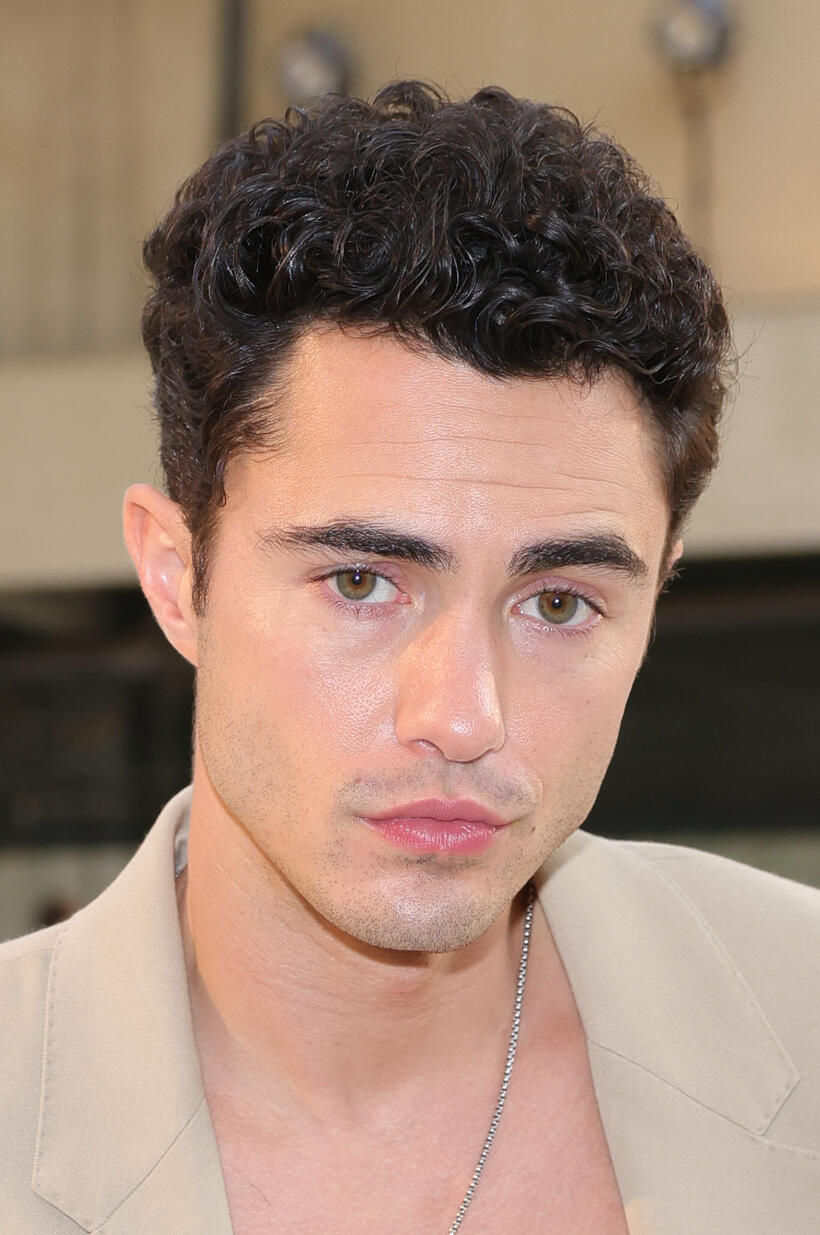 Darren Barnet at the Ami Alexandre Mattiussi Menswear Spring/Summer 2024 show during Paris Fashion Week.