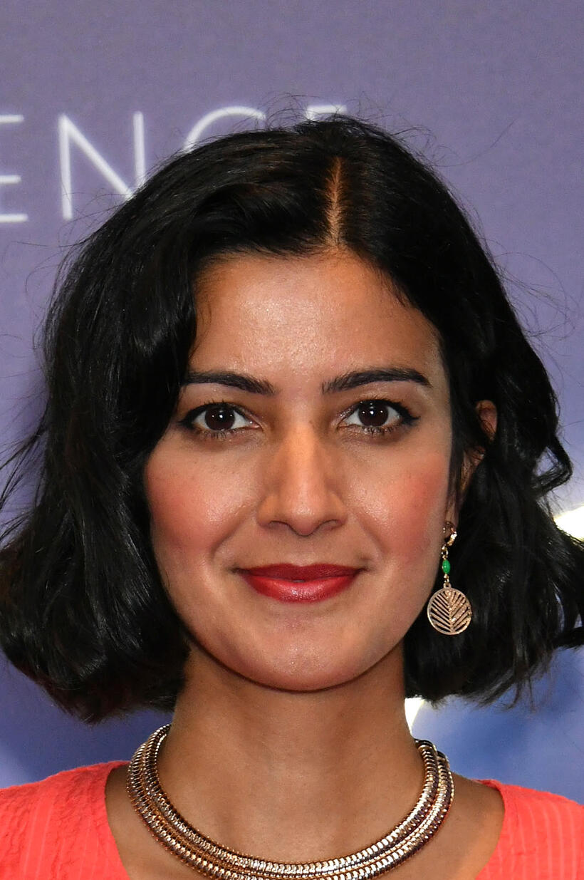 Rakhee Thakrar at the UK premiere of "Reminiscence" in London.