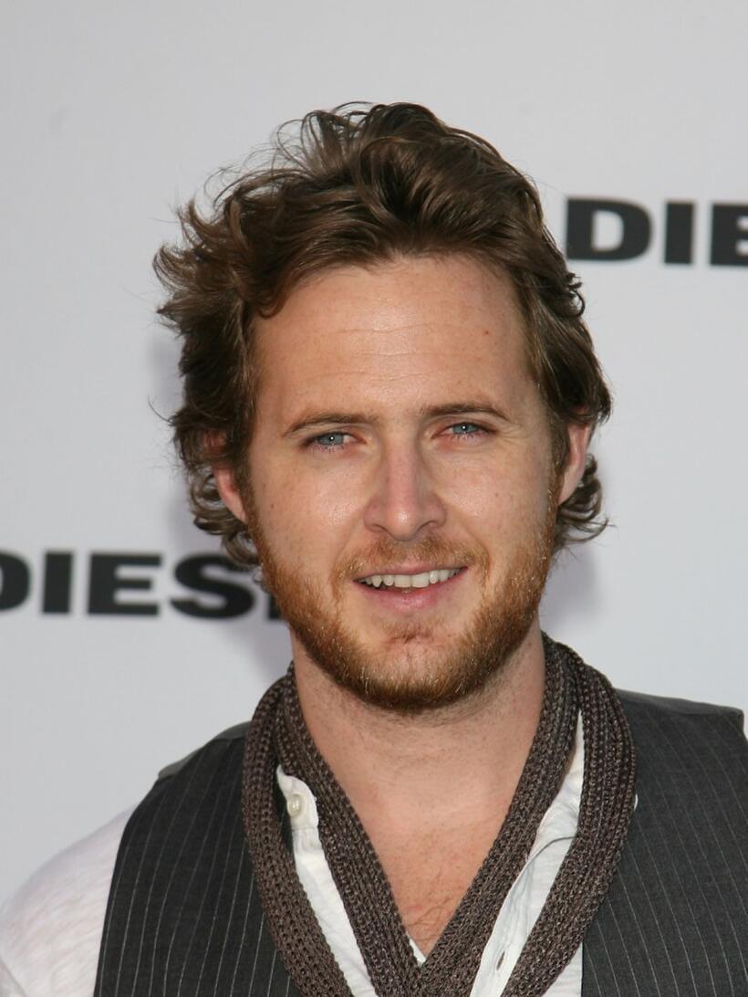 A.J. Buckley at the opening of the Melrose Place Diesel Store.