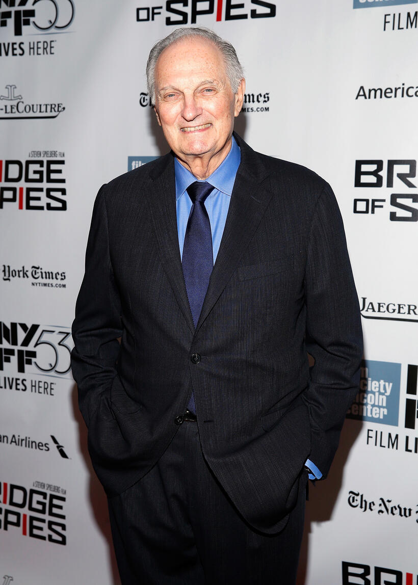 Alan Alda at the premiere of "Bridge of Spies" during the 53rd New York film festival.