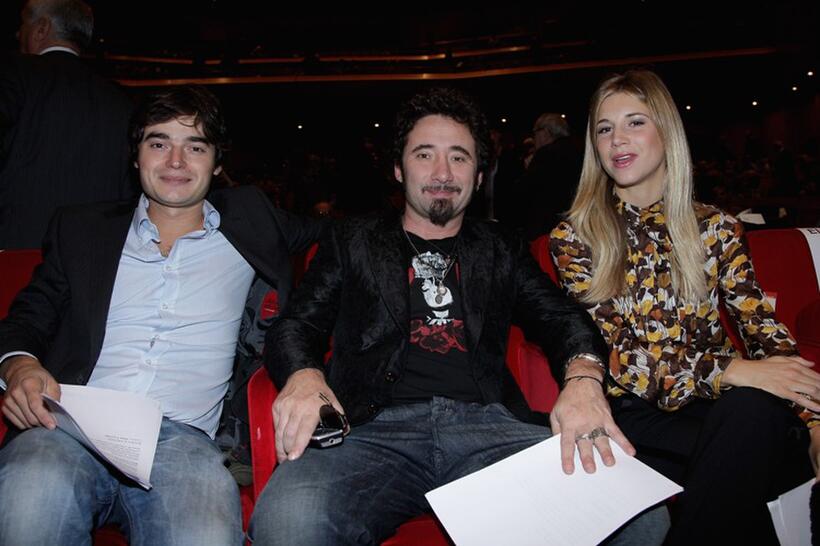 Paolo Briguglia, Federico Zampaglione and Nicoletta Romanoff at the "Concert" during the 2nd Rome Film Festival.