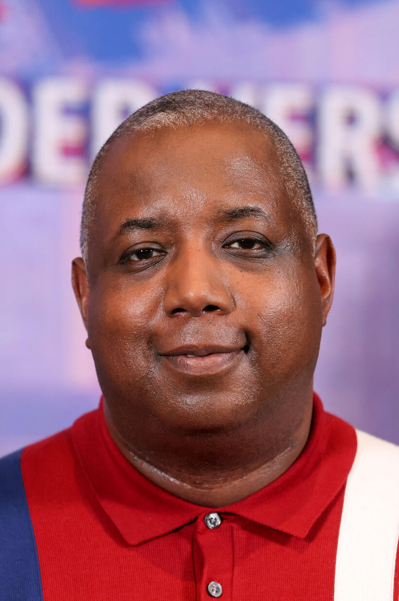 Kemp Powers at the "Spider-Man: Across the Spider-Verse" photocall in Beverly Hills, California.