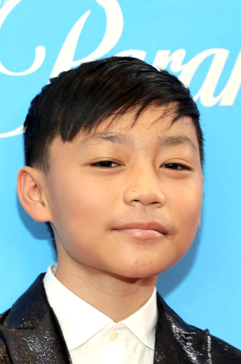 Izaac Wang at a special screening of "Clifford the Big Red Dog" in New York City.