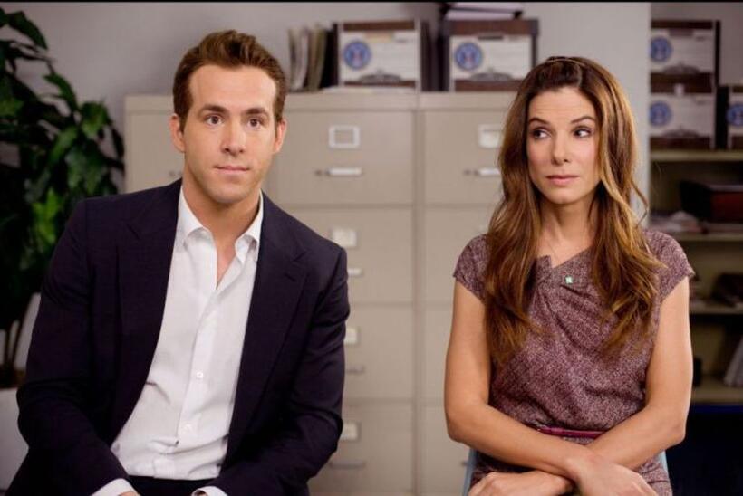 Ryan Reynolds and Sandra Bullock in "The Proposal."