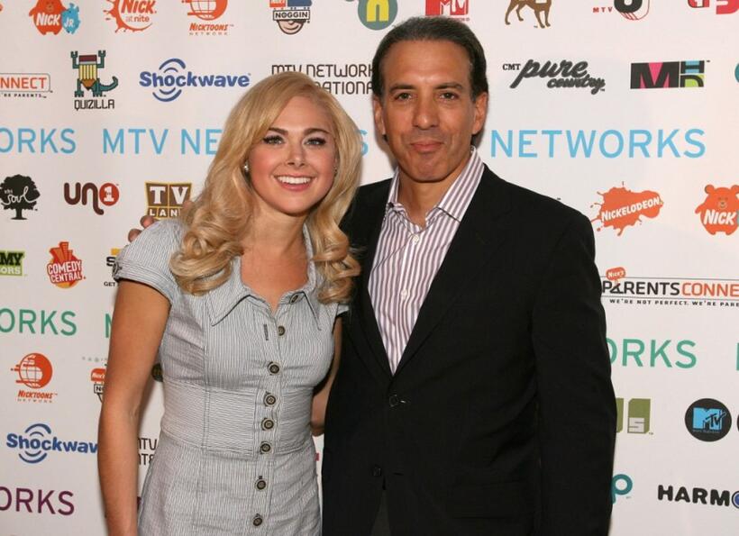 Laura Bell Bundy and Van Toffler at the MTV Networks Upfront.