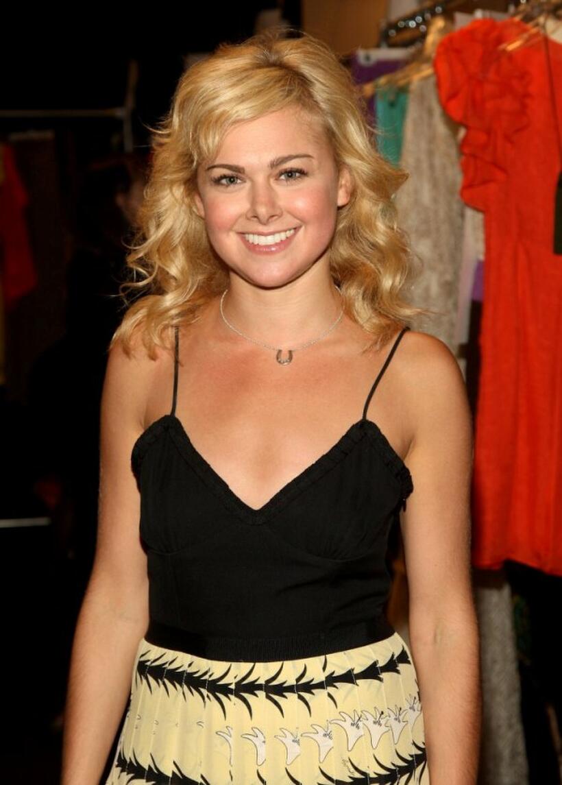Laura Bell Bundy at the Mercedes-Benz Fashion Week.