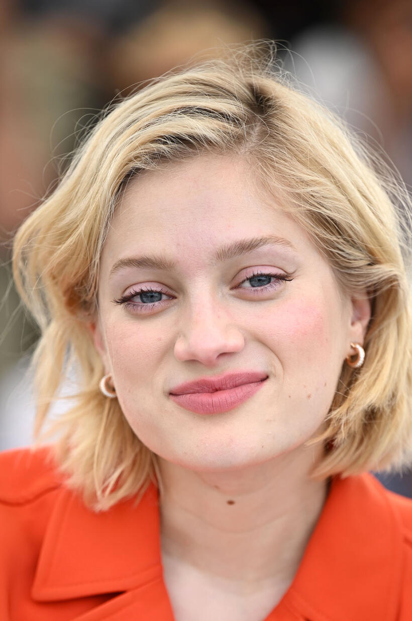 Nadia Tereszkiewicz at the photocall for 'Forever Young (Les Amandiers)" during the 75th Cannes Film Festival.