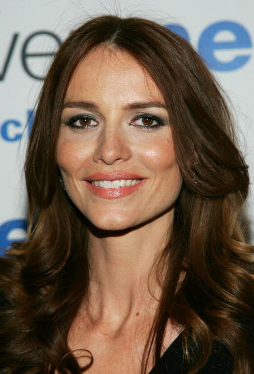 Saffron Burrows at the N.Y. premiere of "Reign Over Me."