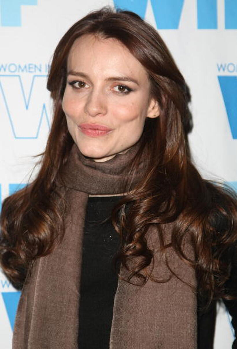 Saffron Burrows at the Women in Film panel during the 2008 Sundance Film Festival.