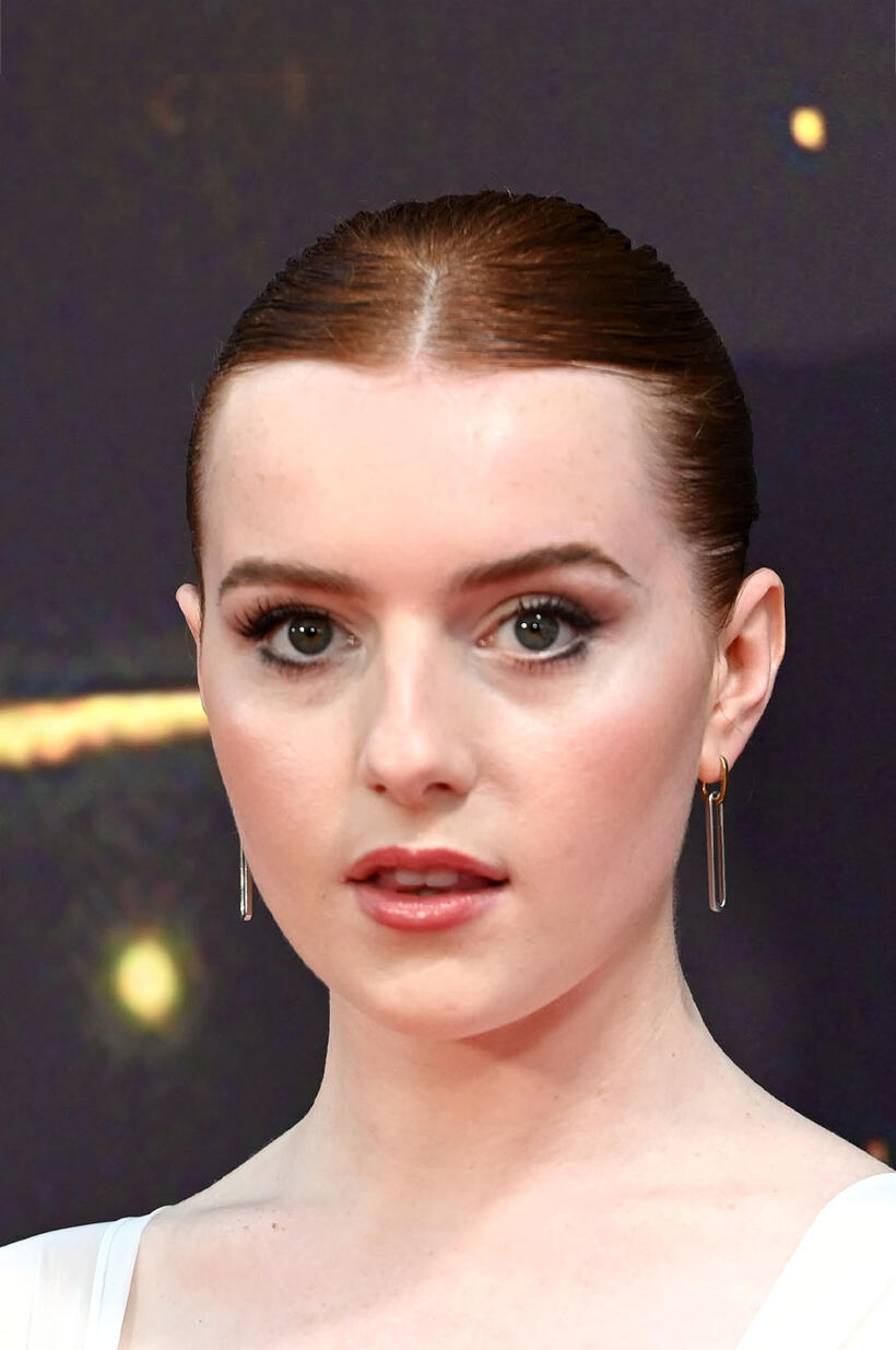 Hannah Oslow at the European premiere of "Empire of Light" during the 66th BFI London Film Festival.