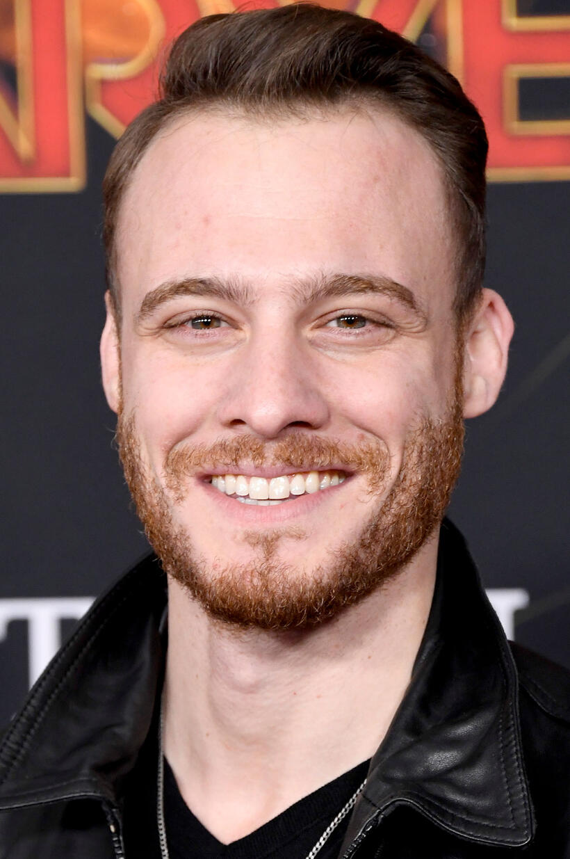 Kerem Bursin at the "Captain Marvel" premiere in Hollywood.
