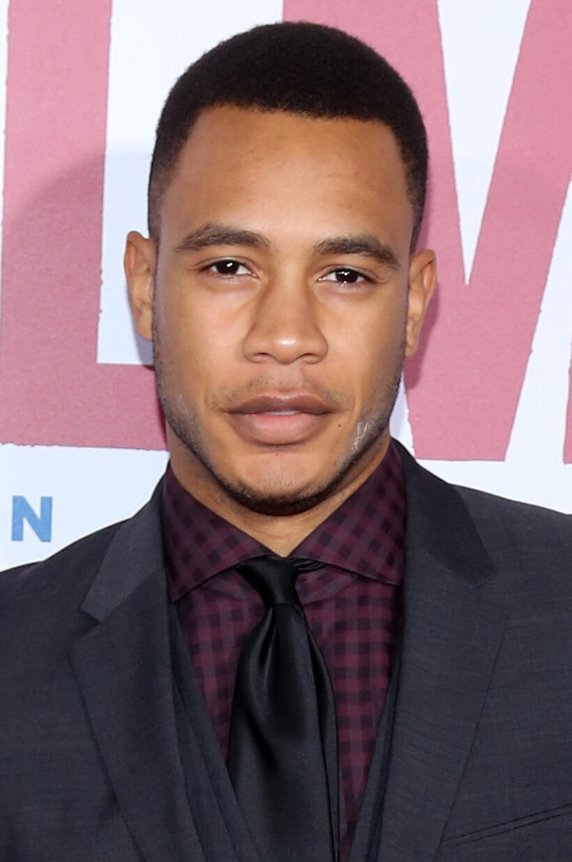 Trai Byers at the NY premiere for "Selma."
