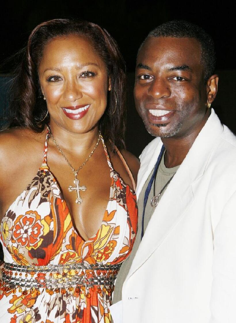 Levar Burton and Stephanie Cozart Burton at the Bermuda Music Festival.
