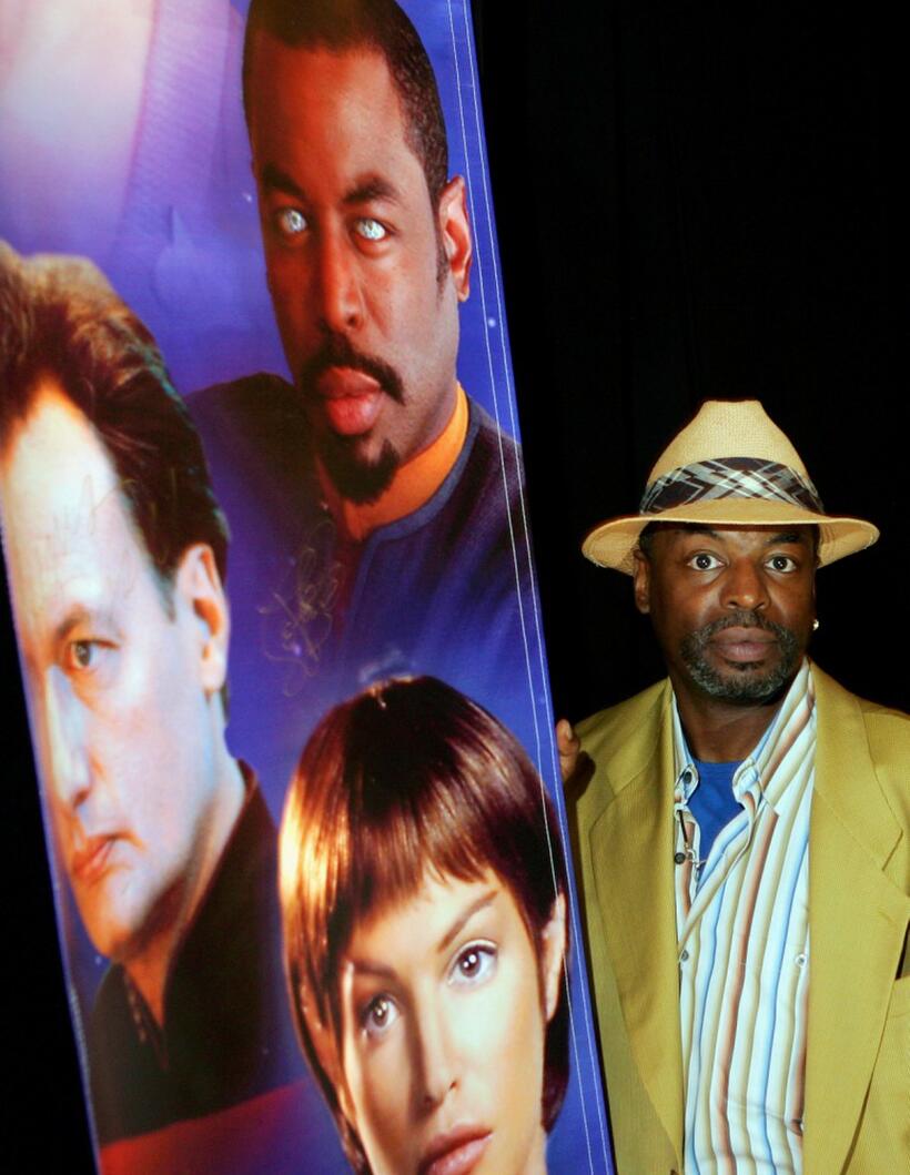 Levar Burton at the television series "Star Trek: The Next Generation".