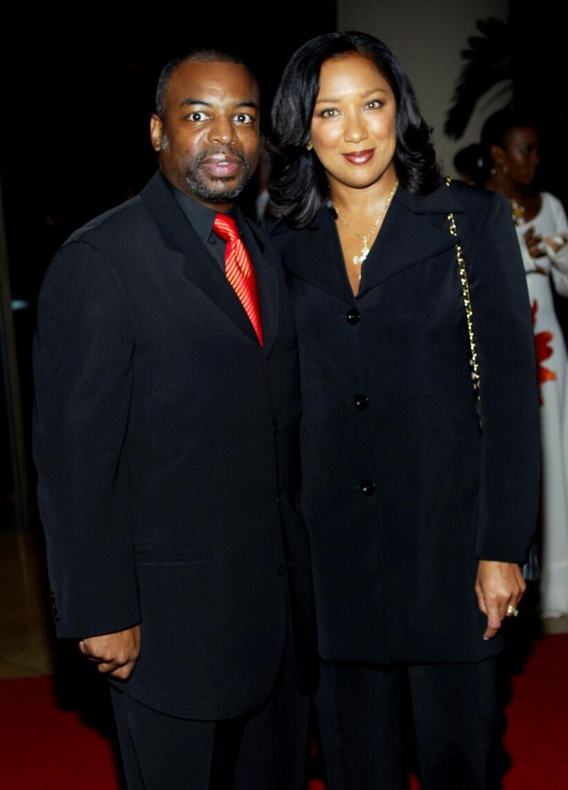 Levar Burton and his wife Stephanie Cozart at the UNICEF Goodwill Gala: 50 Years of Celebrity Advocacy.