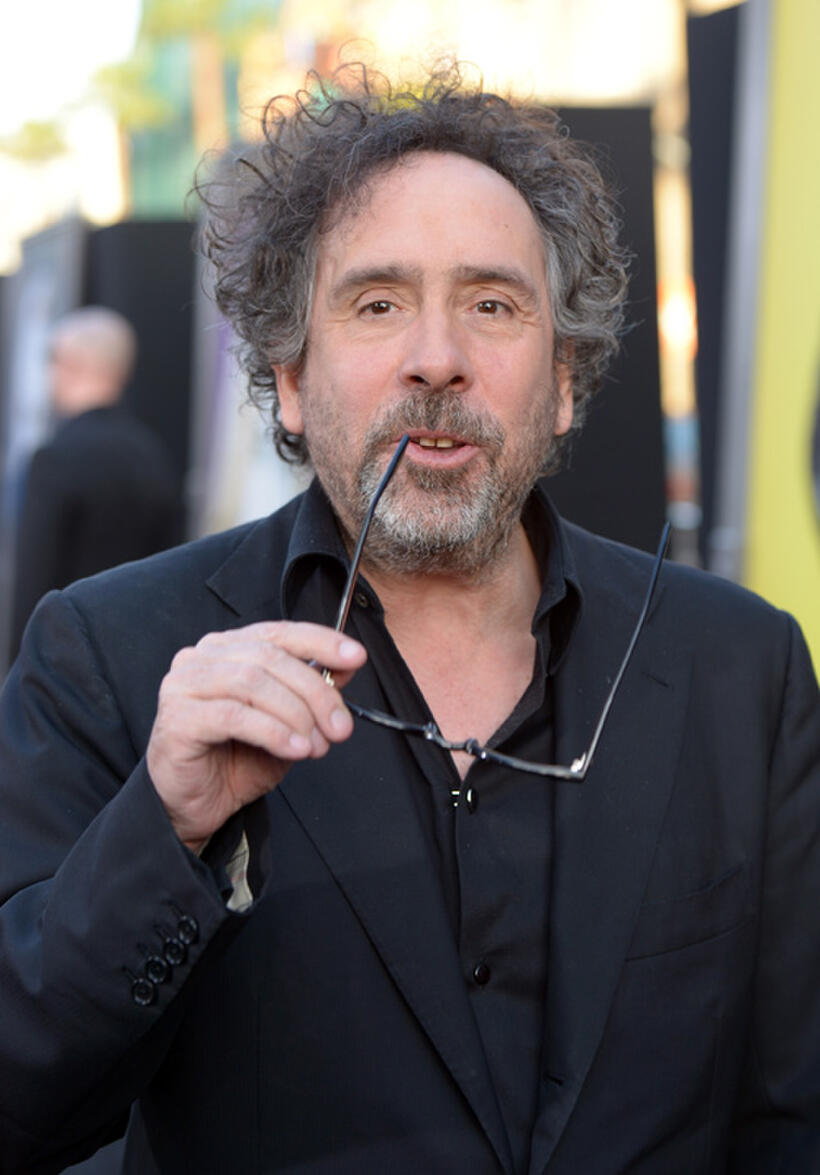 Director Tim Burton at the California premiere of "Dark Shadows."