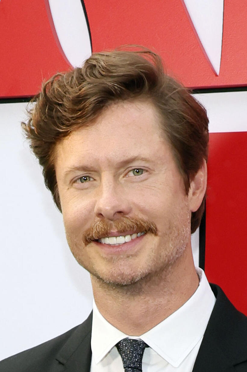Anders Holm at the "About My Father" New York premiere.