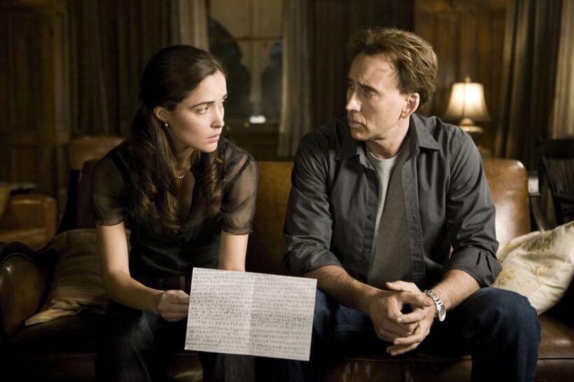 Rose Byrne and Nicolas Cage in "Knowing."
