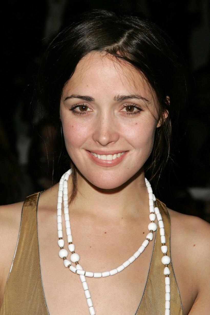 Rose Byrne at the Sass & Bide Fall 2007 fashion show during the Mercedes-Benz Fashion Week.