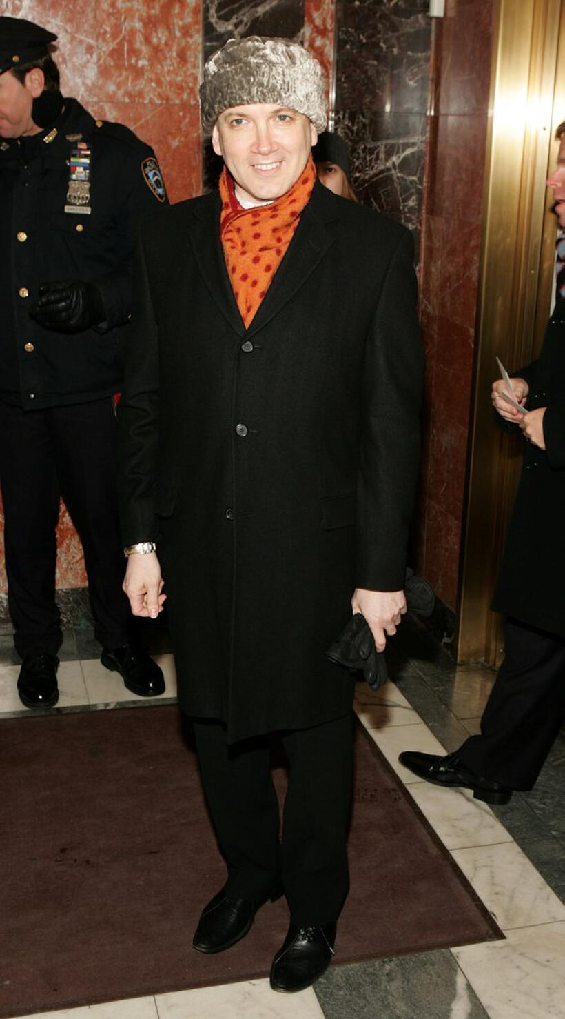 Charles Busch at the opening night performance of "Dirty Rotten Scoundrels."