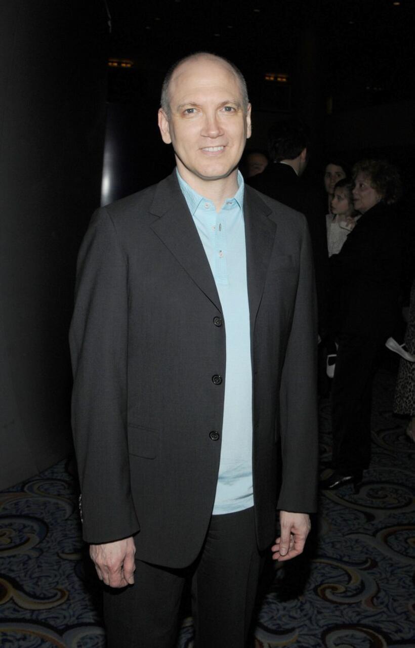 Charles Busch at the opening of "Cry-Baby."
