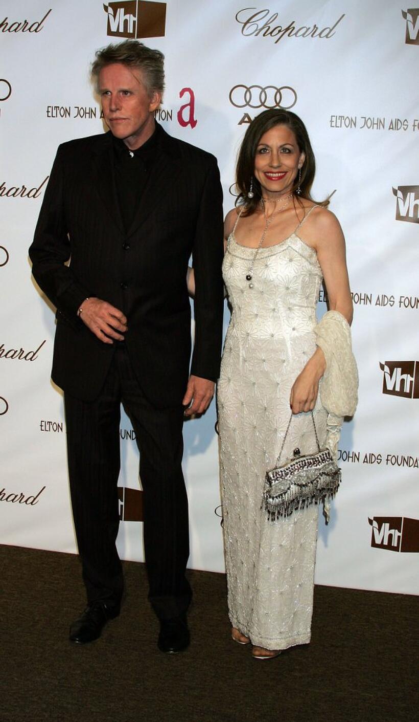 Gary Busey and Vicki Roberts at the 14th Annual Elton John Academy Awards.