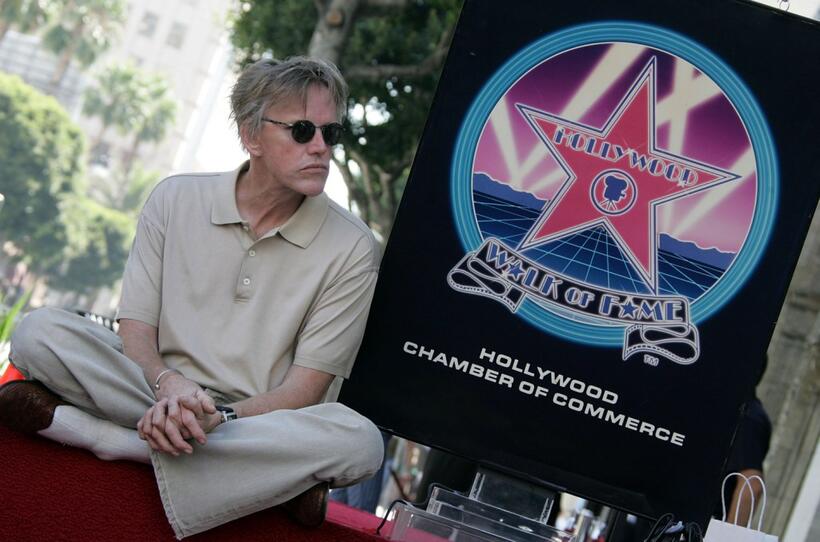 Gary Busey at the Hollywood Walk of Fame Star ceremony.
