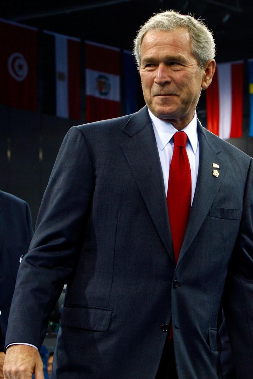 President George W. Bush at the Beijing 2008 Olympic Games.