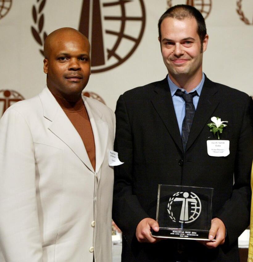 Reggie Rock Bythewood and Jacob Aaron Estes at the Humanitas Prize Awards.