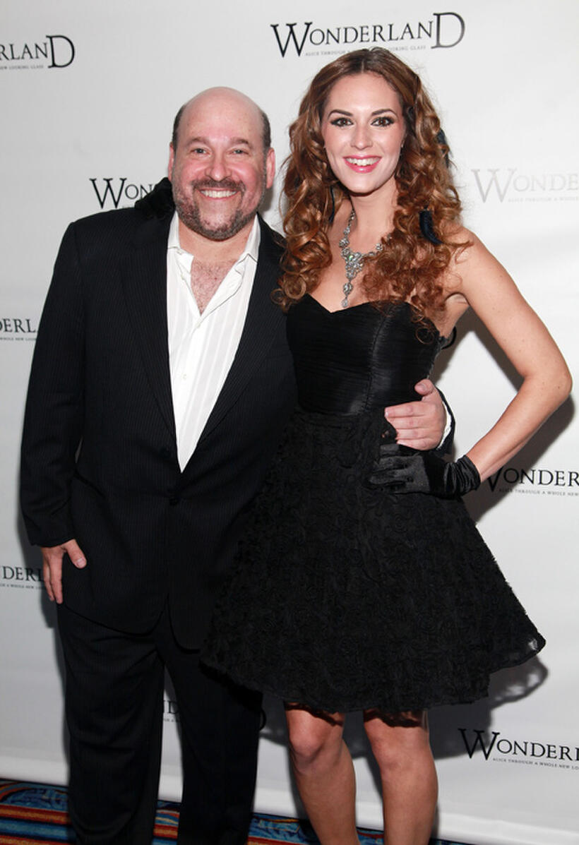 Frank Wildhorn and Toni Busker at the Broadway opening night of "Wonderland - Alice Through A Whole New Looking Glass" in New York.