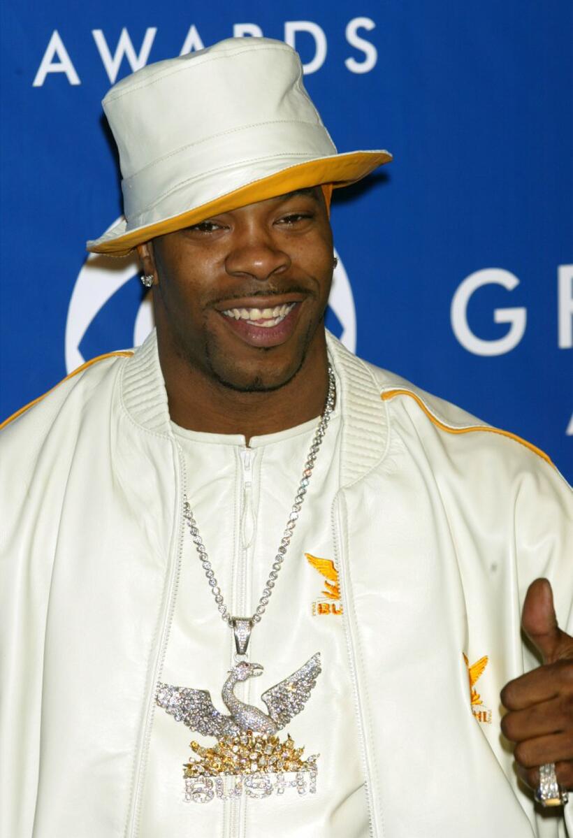 Busta Rhymes at the 45th Annual Grammy Awards.