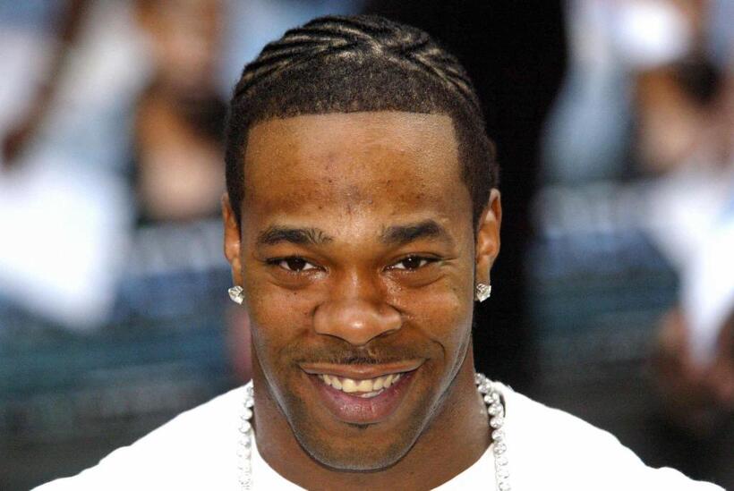 Busta Rhymes at the premiere of "I-Robot."