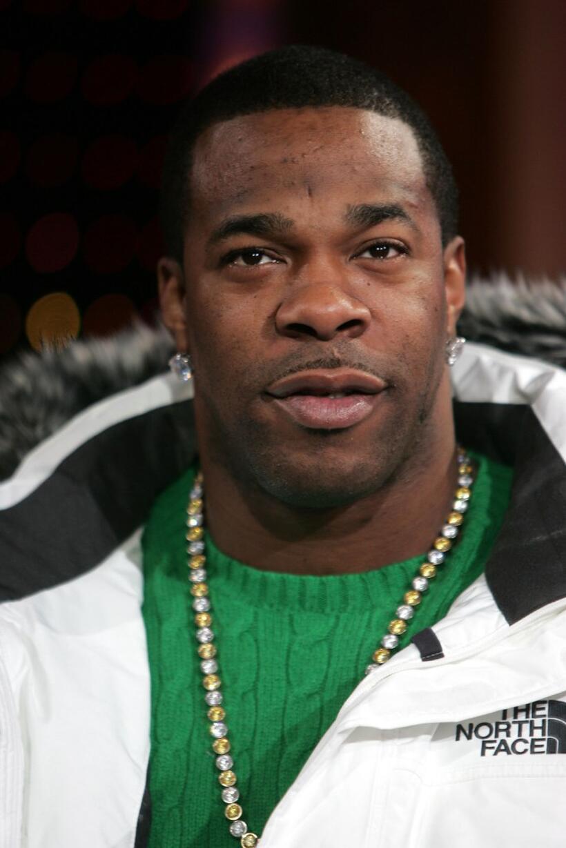 Busta Rhymes at the "Movie Week" on MTVs Total Request Live.