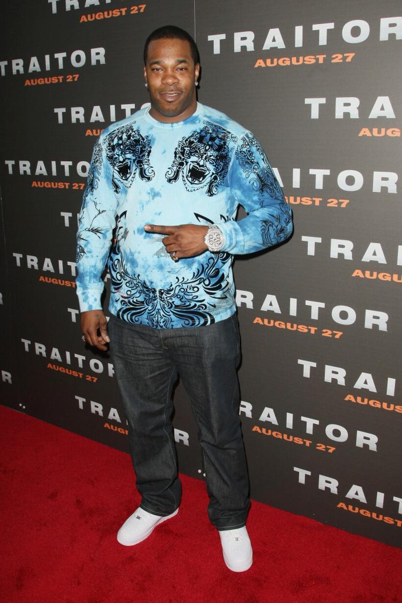 Busta Rhymes at the premiere of "Traitor."