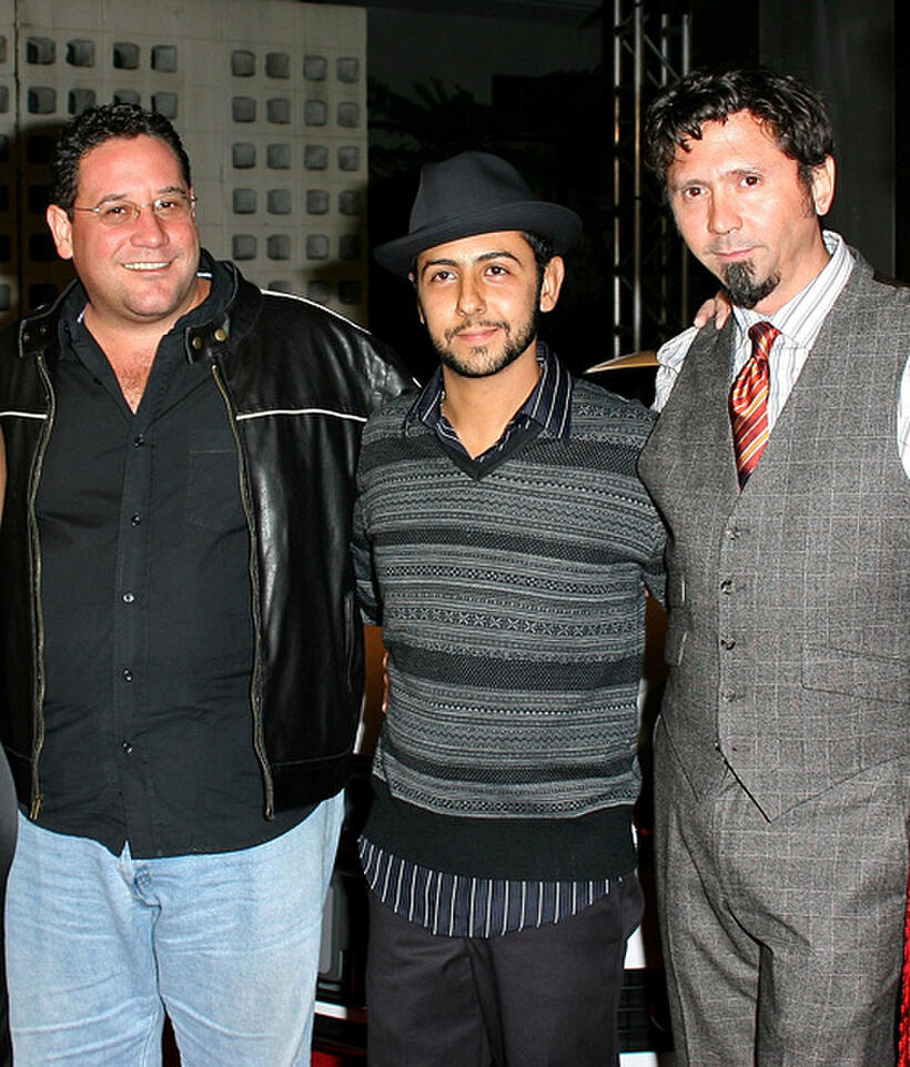 Director/editor Raul Marchand Sanchez, Humberto Busto and Rafi Mercado at the opening night gala of premiere of "Lions For Lambs" during the AFI FEST 2007.