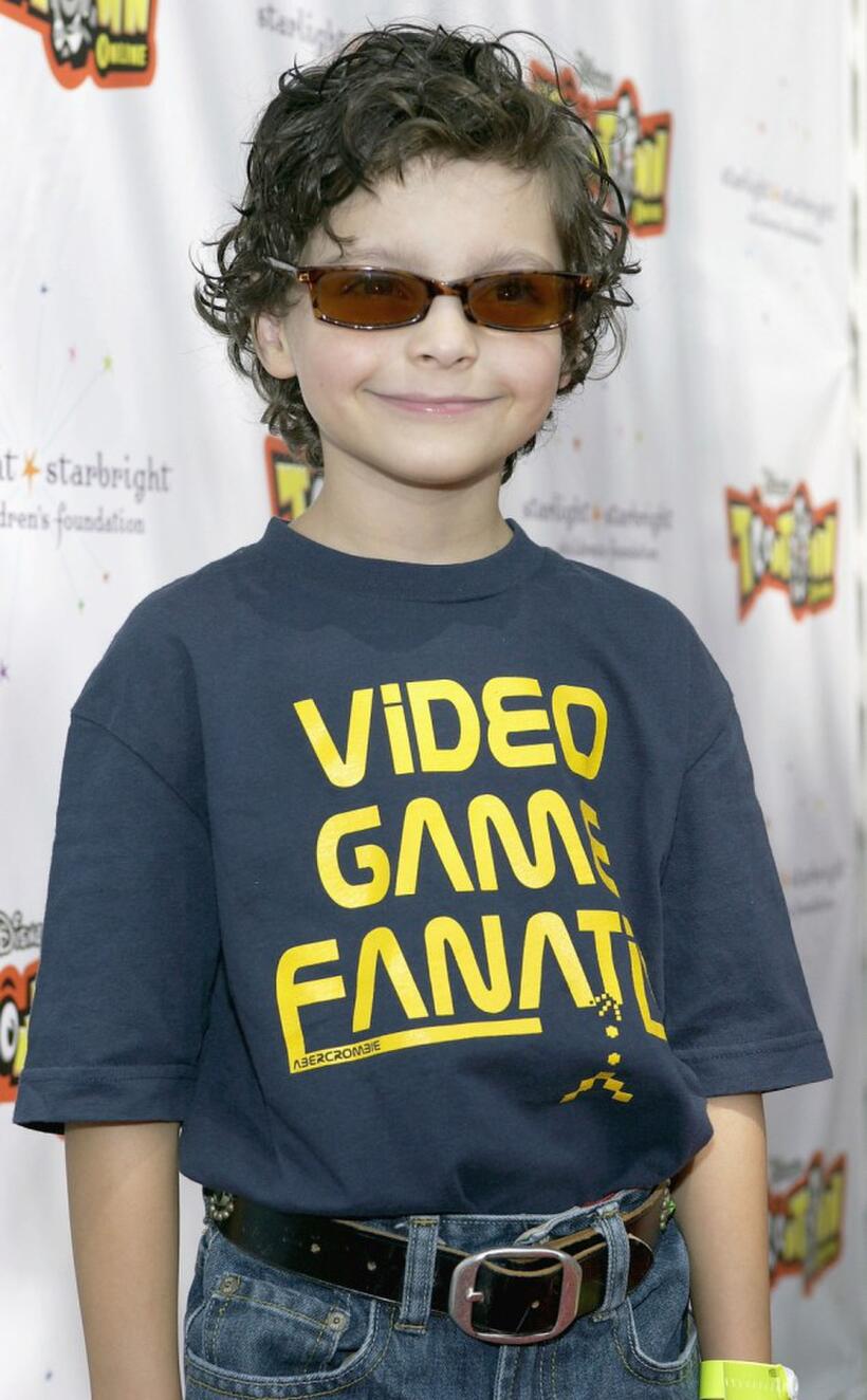 Max Burkholder at the "Toontown Online Takes Hollywood" celebrity charity video game event.